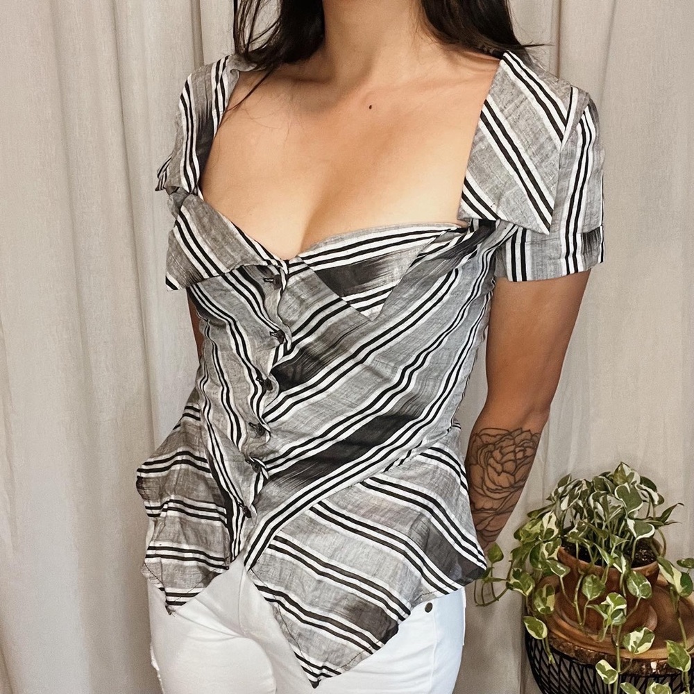 Vivienne Westwood Anglomania Corset Style Top
